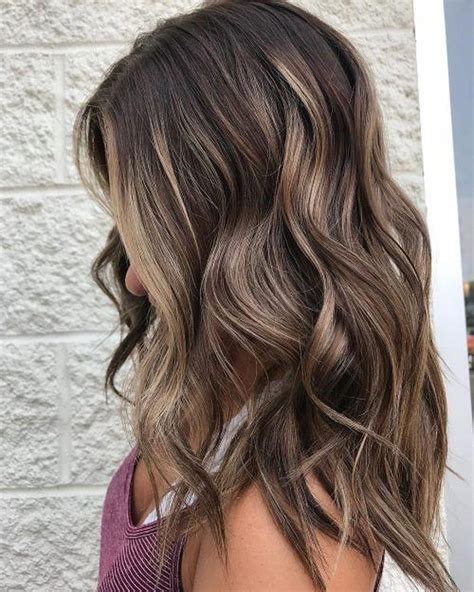 blonde balayage for brunettes|cool tone brunette balayage.